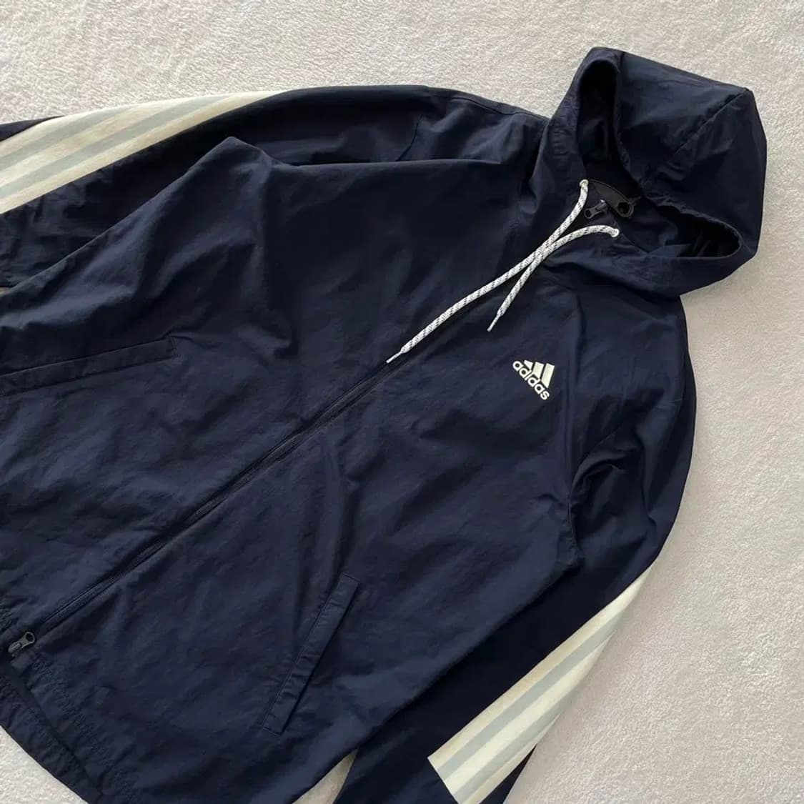 XL 아디다스 네이비 에센셜 바람막이 105 상품이미지3