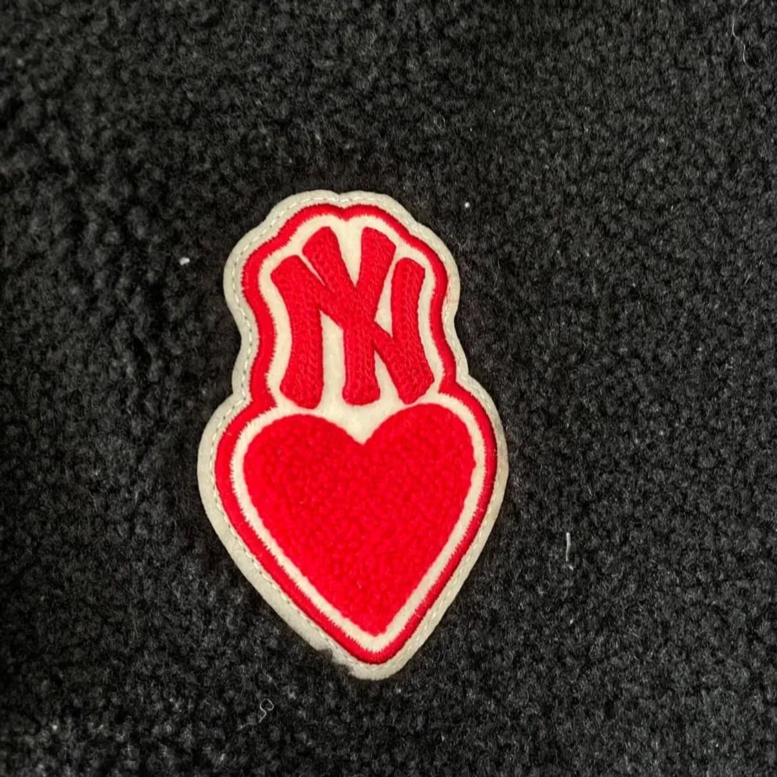 [S] MLB 여성 신형 하트크롭 후리스 자켓 상품이미지5