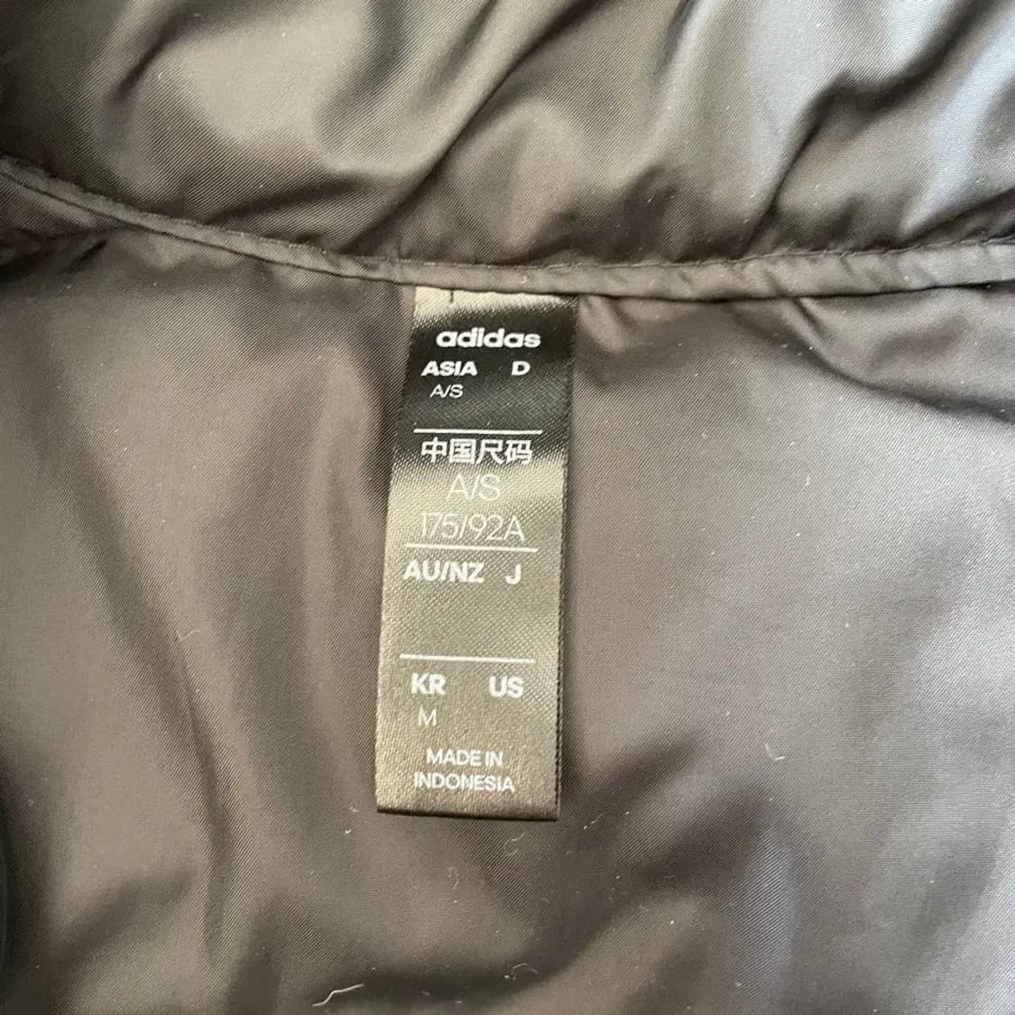 아디다스 덕다운 패딩조끼 M 95 상품이미지4