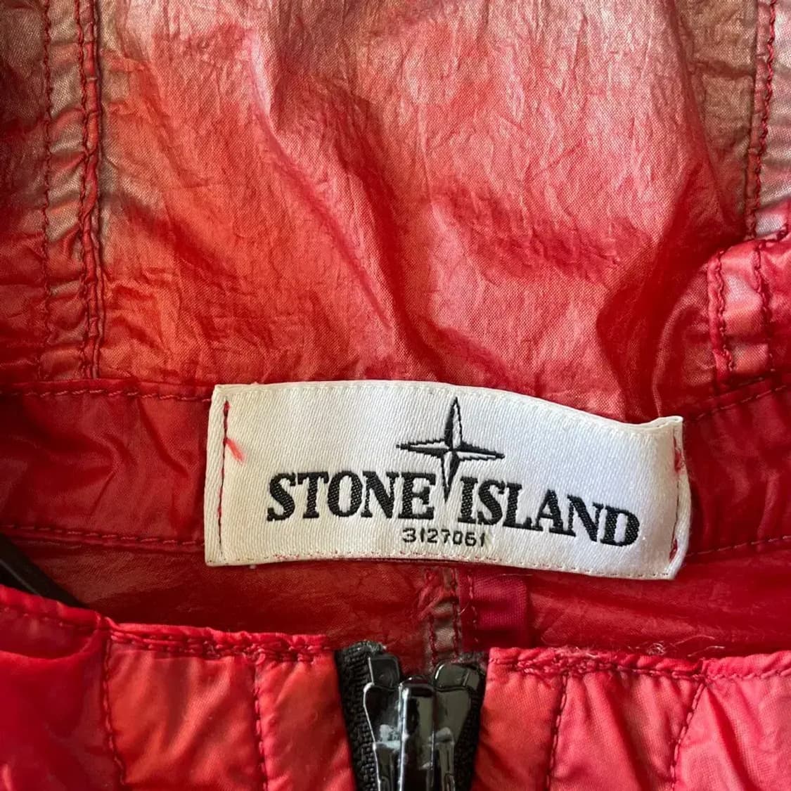 M 스톤아일랜드 라미 바람막이 자켓 화이트와펜 상품이미지3