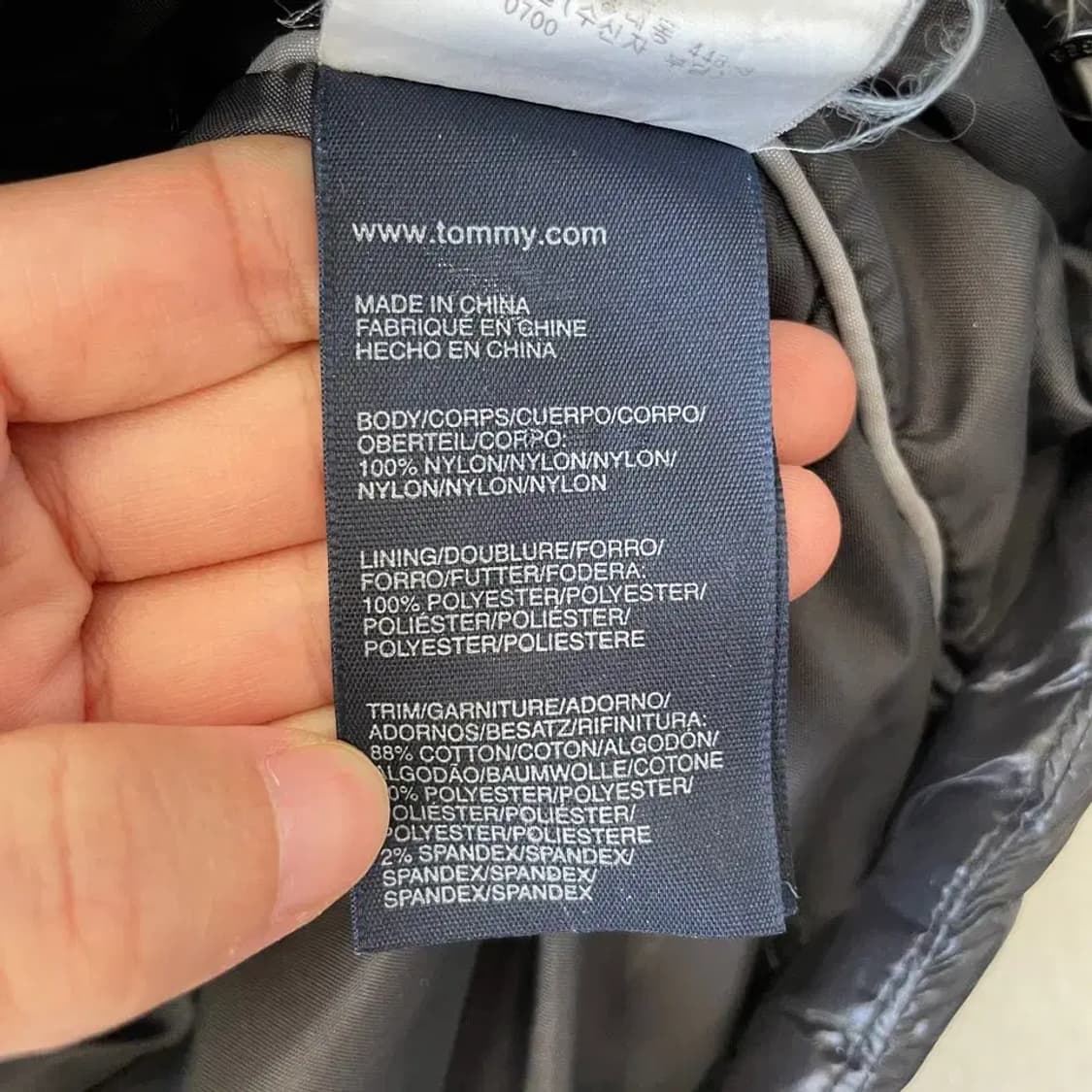 L 타미힐피거 남성 덕다운 패딩 100 상품이미지8
