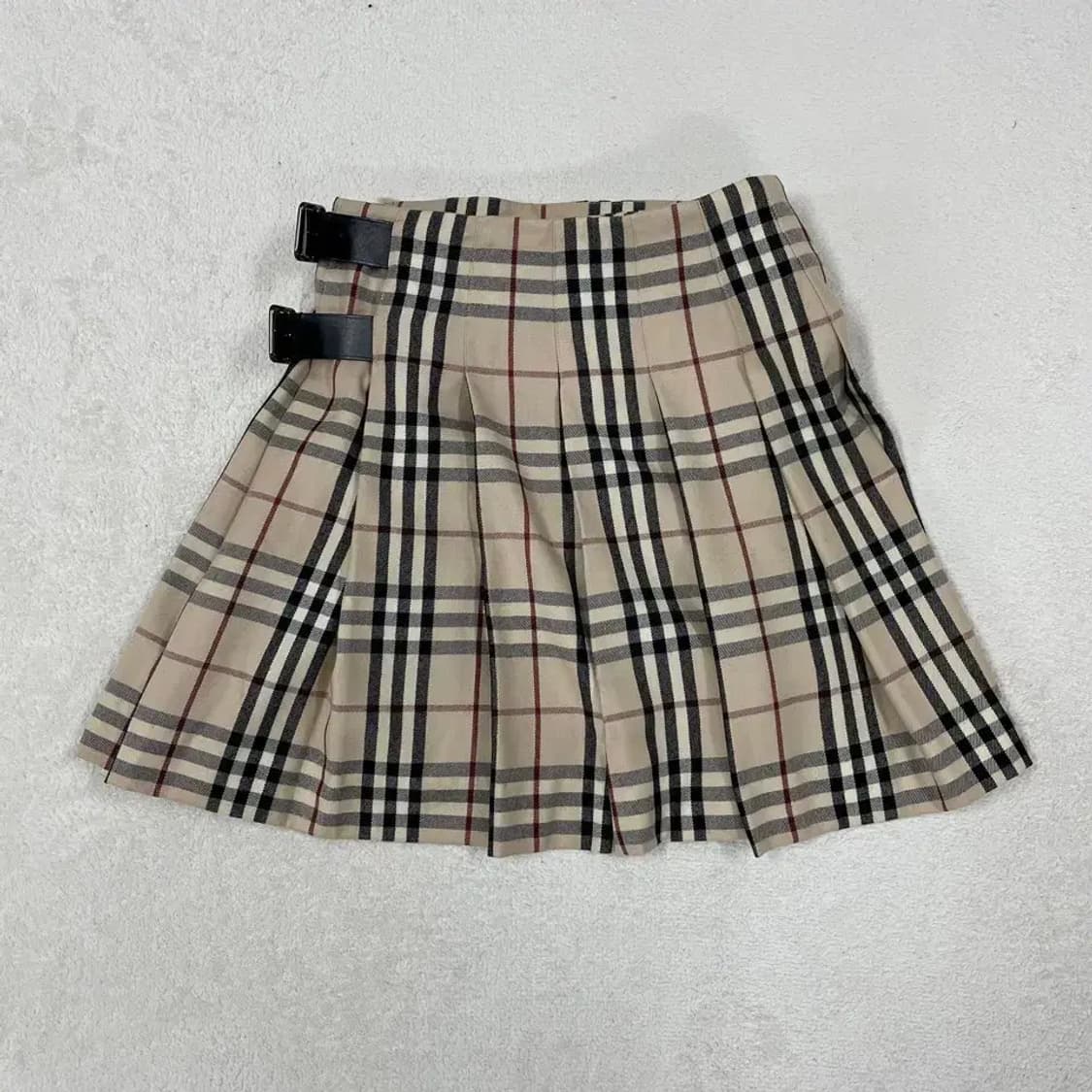 64 버버리 여성 체크노바 울스커트 치마 상품이미지1