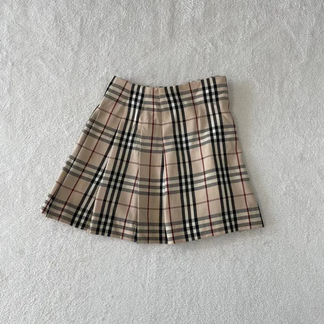 64 버버리 여성 체크노바 울스커트 치마 상품이미지9