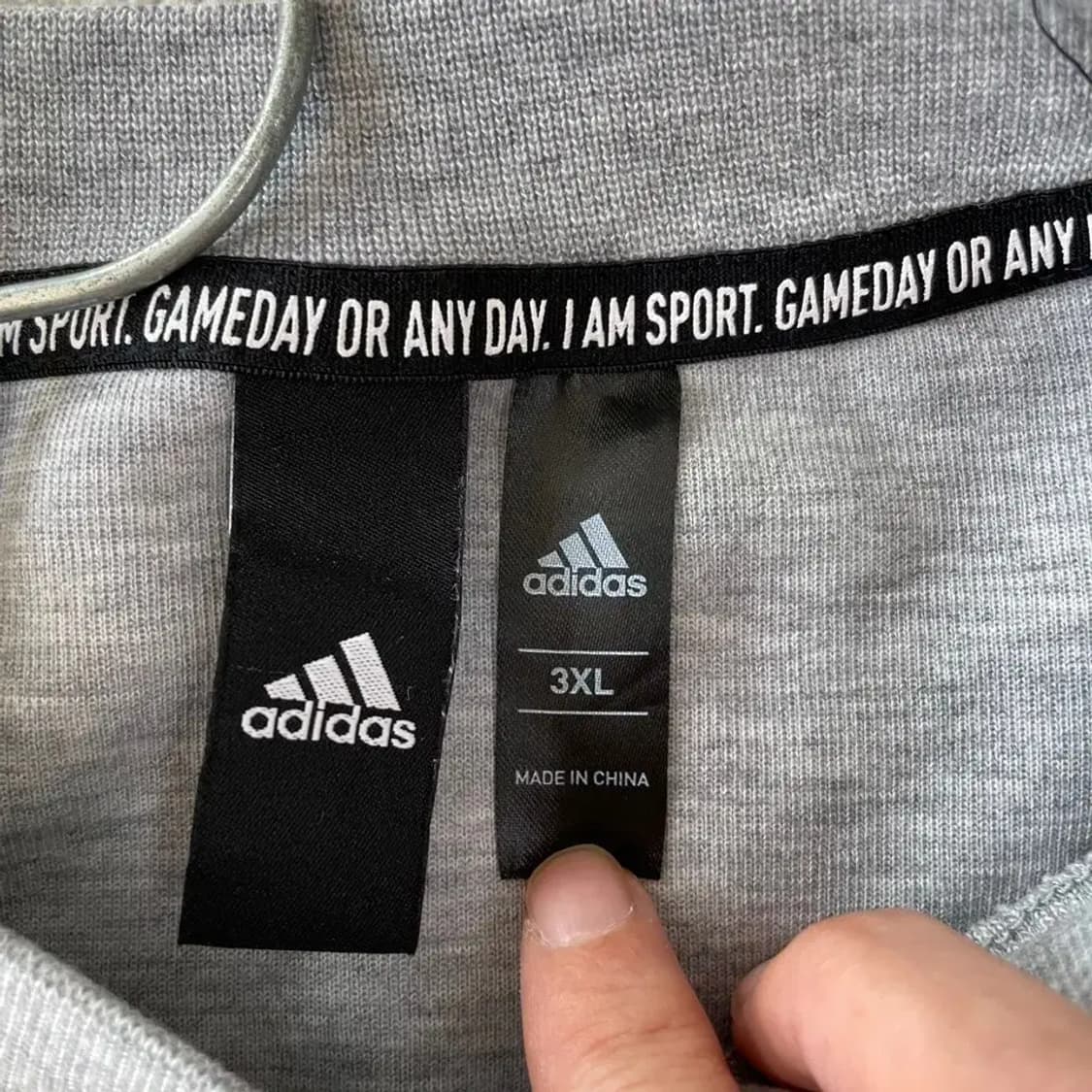 XXL 아디다스 크루 맨투맨 빅사이즈 상품이미지4