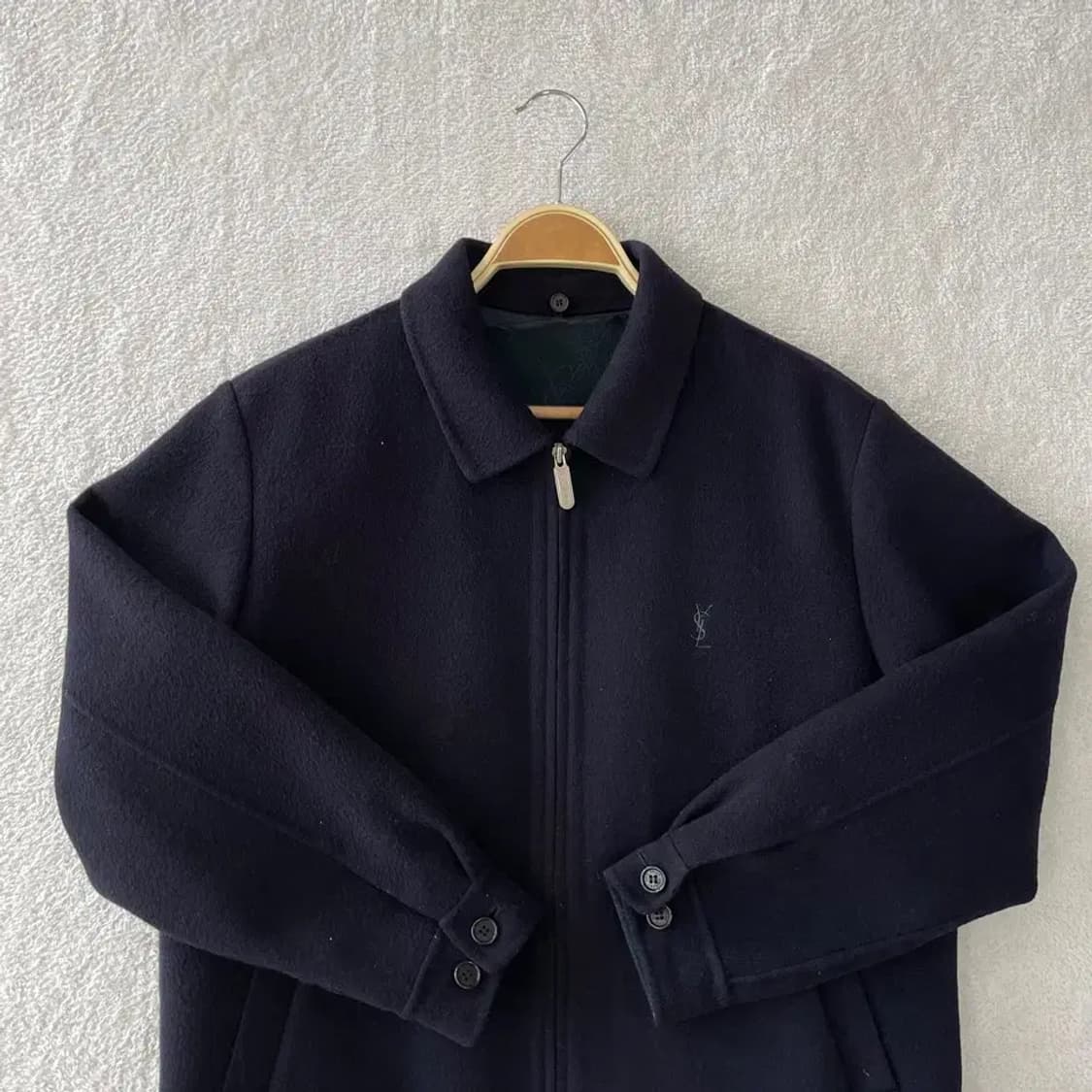 입생로랑 울 블루종 자켓 100 올드스쿨 상품이미지2