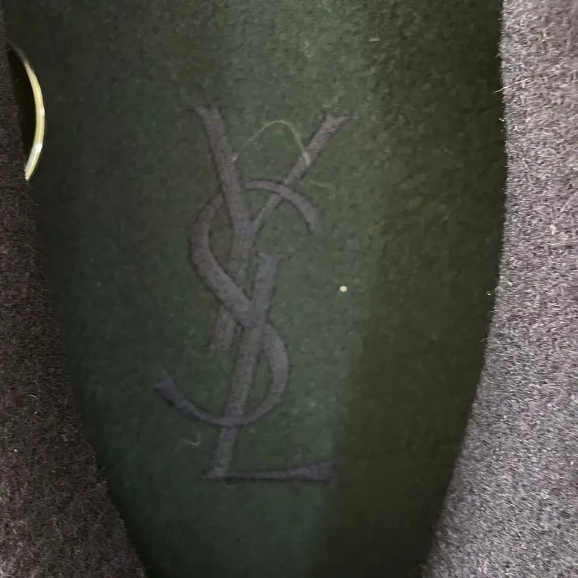 입생로랑 울 블루종 자켓 100 올드스쿨 상품이미지4