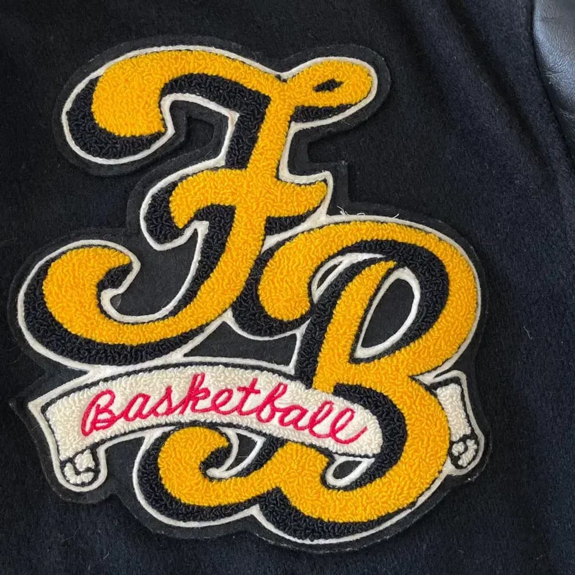 캐치볼 USA 80-90's 소가죽 울바시티 자켓 95-100 올드스쿨 상품이미지5