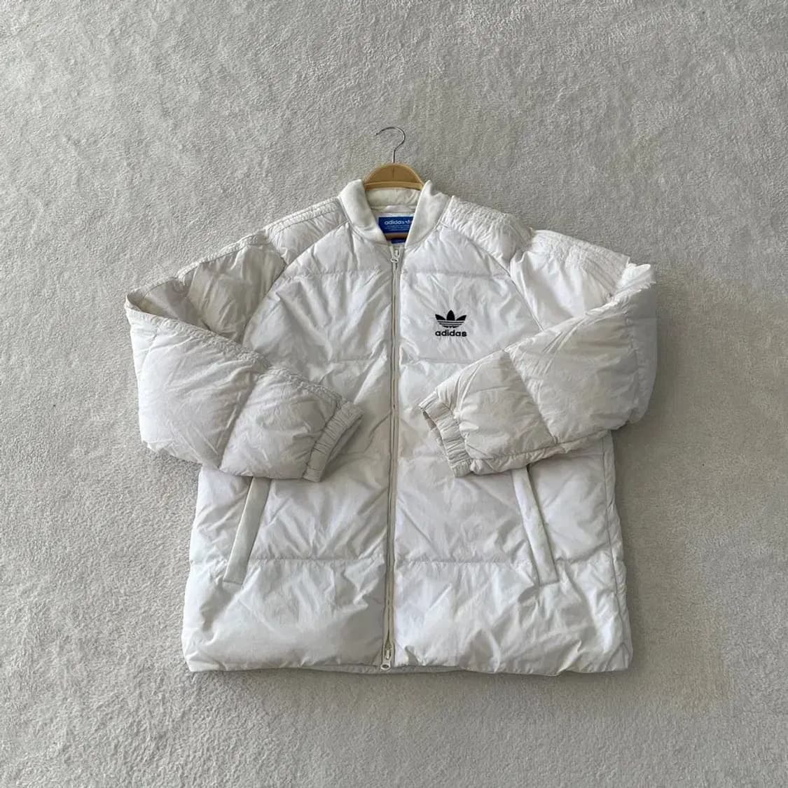 XXL 아디다스 덕다운 화이트 패딩자켓 110 상품이미지2