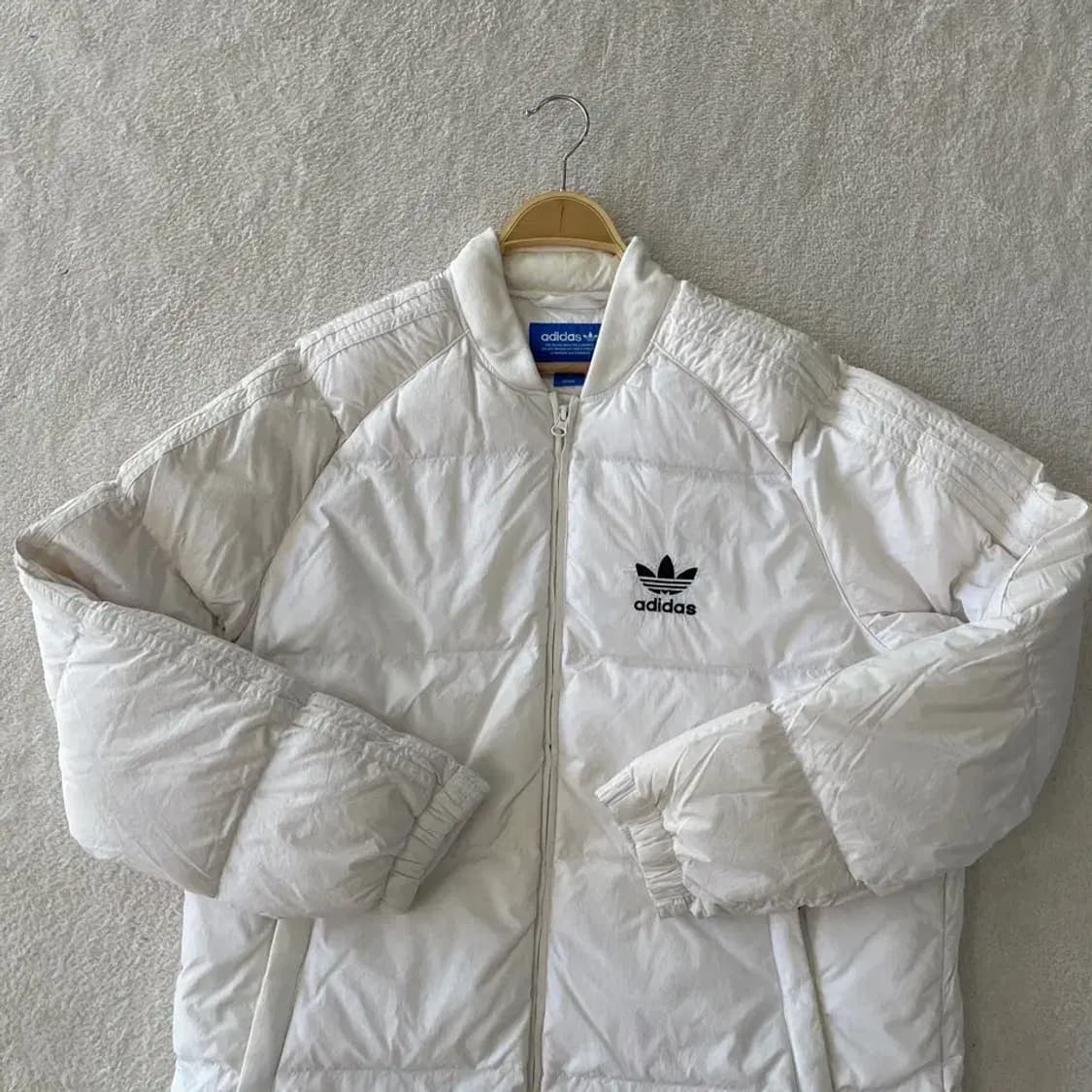 XXL 아디다스 덕다운 화이트 패딩자켓 110 상품이미지3
