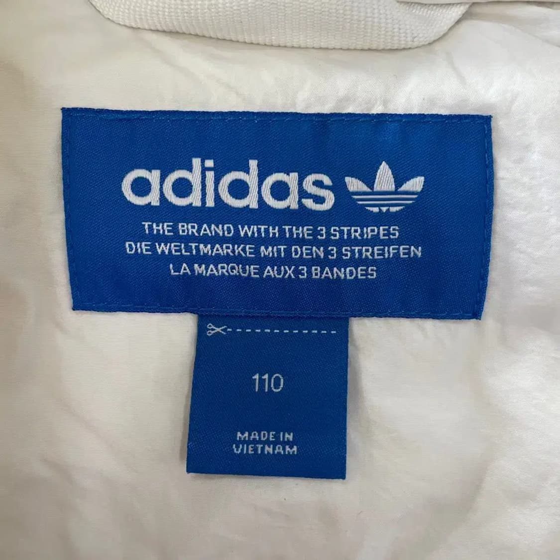 XXL 아디다스 덕다운 화이트 패딩자켓 110 상품이미지5