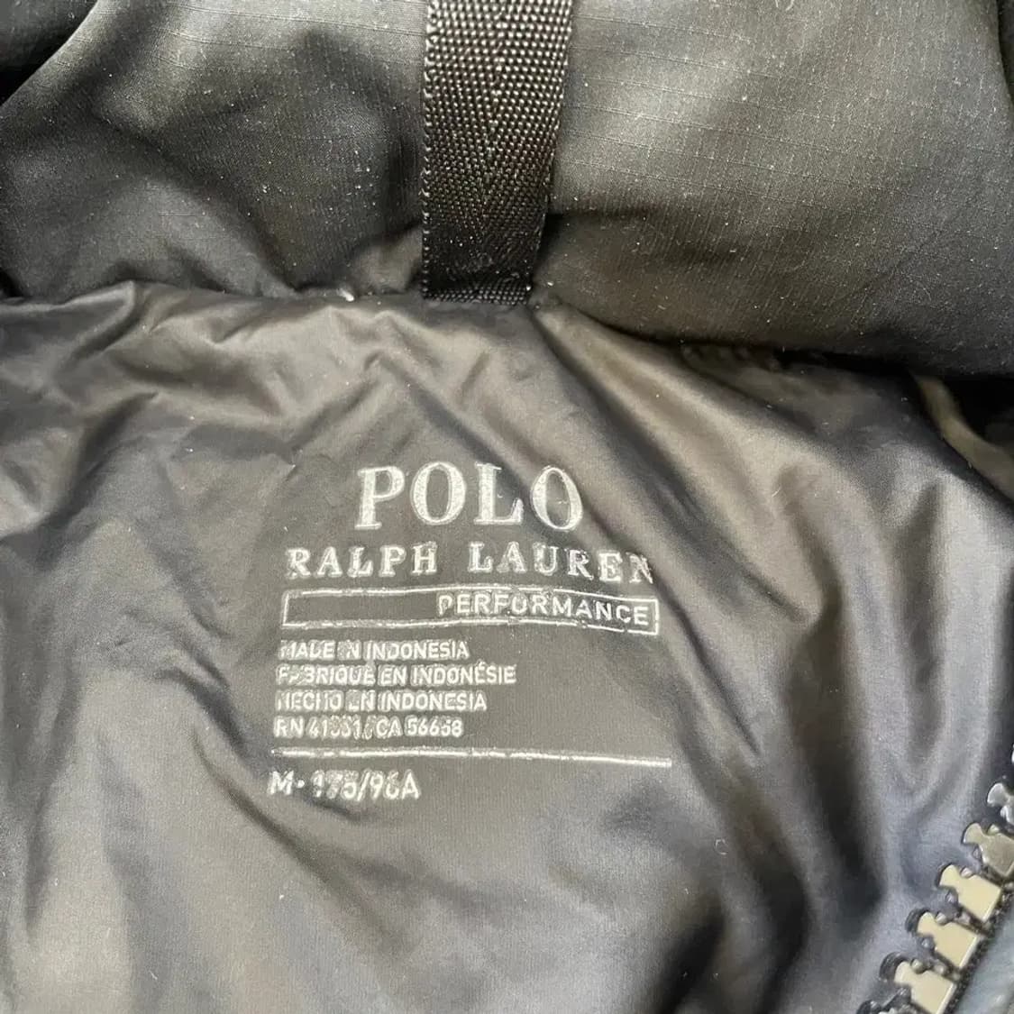 M 폴로 블랙 덕다운 패딩 상품이미지6