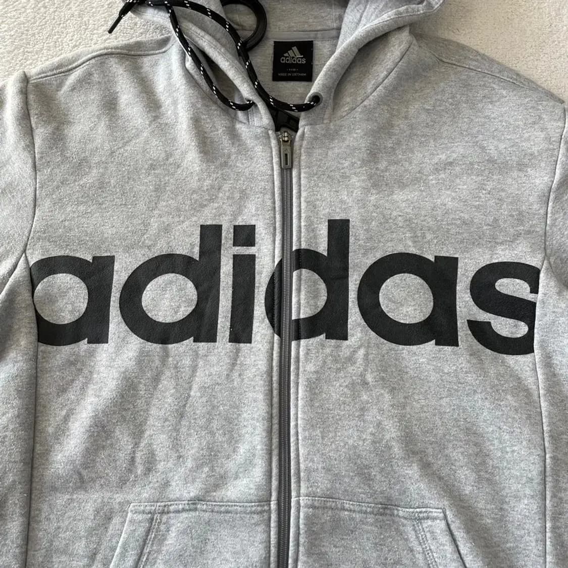 110 아디다스 기모 후드집업 상품이미지4