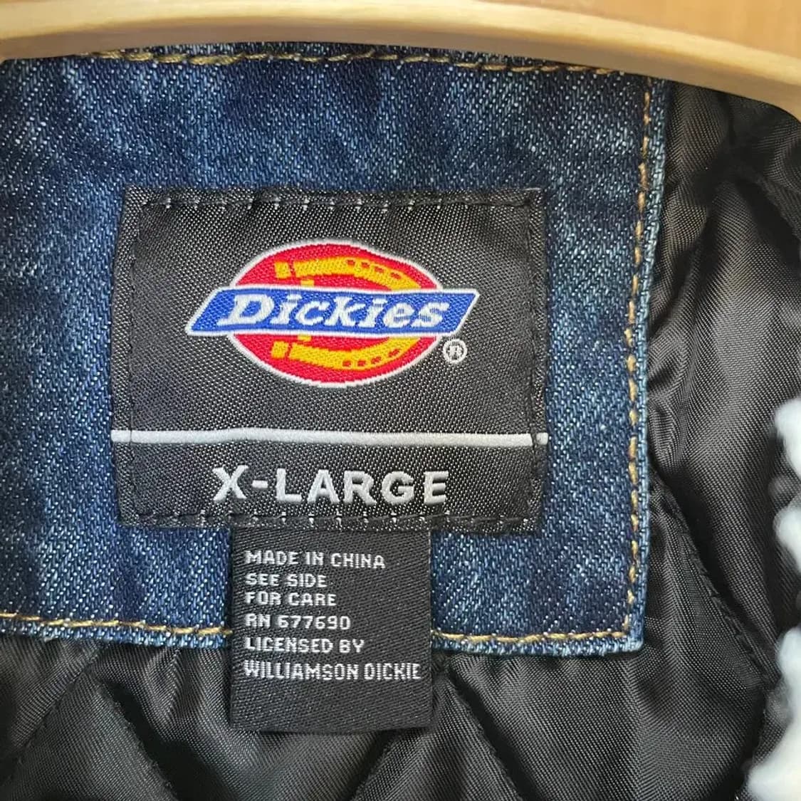 XL 디키즈 쉐르파 데님 누빔 청자켓 105 상품이미지4