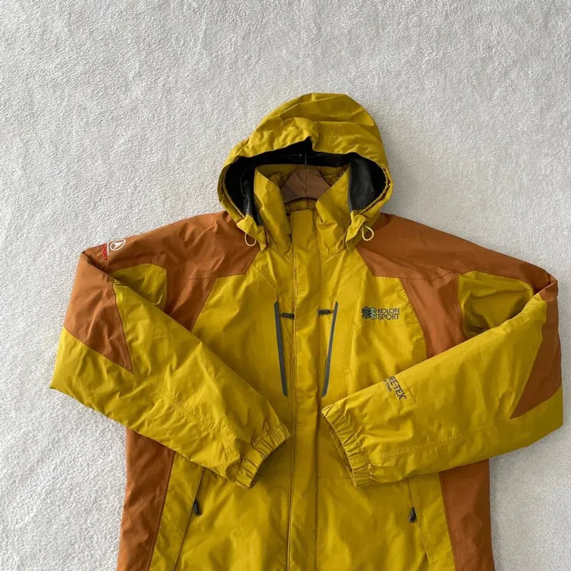 XL 코오롱 남성 고어텍스 구스다운 패딩 바람막이 105 상품이미지2