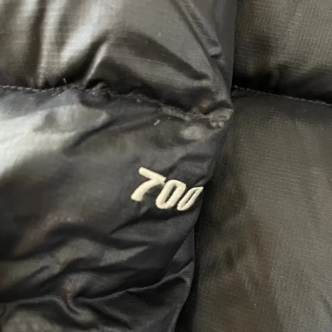 L 노스페이스 눕시 700 블랙 패딩 100 상품이미지5
