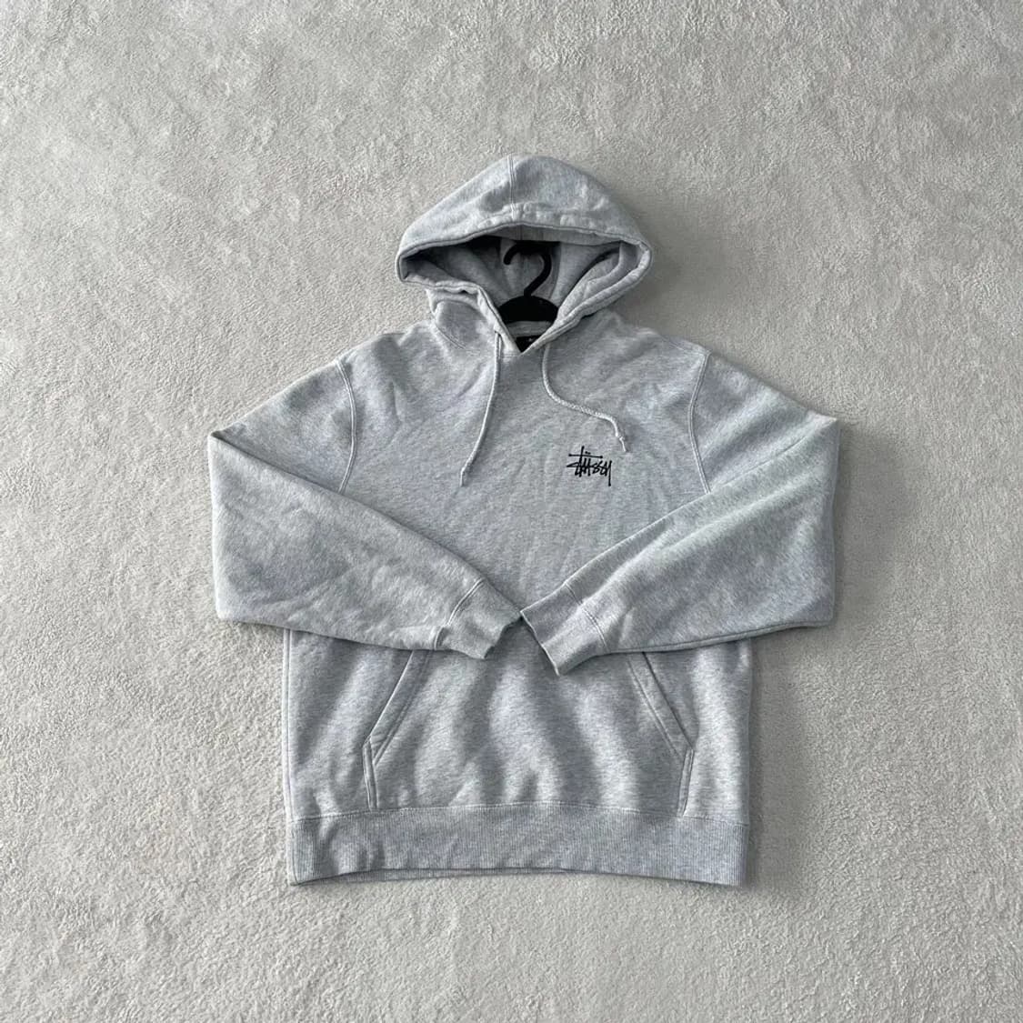 스투시 그레이 후드티 S 상품이미지1