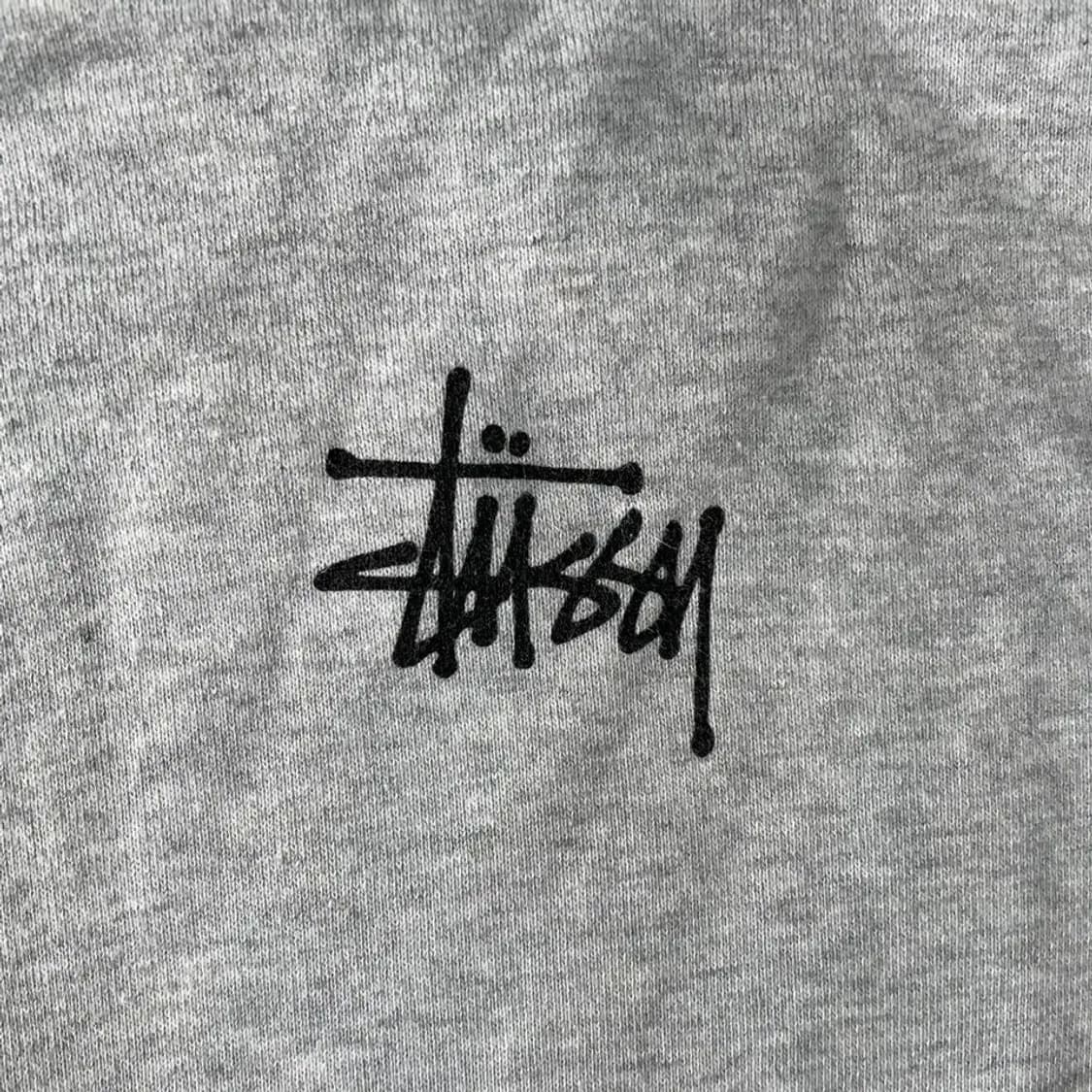 스투시 그레이 후드티 S 상품이미지5