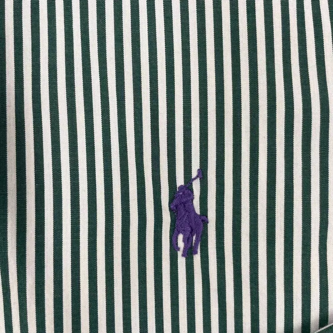 M 폴로 신형 코튼스트레치 그린스트라이프 셔츠 남성 상품이미지5