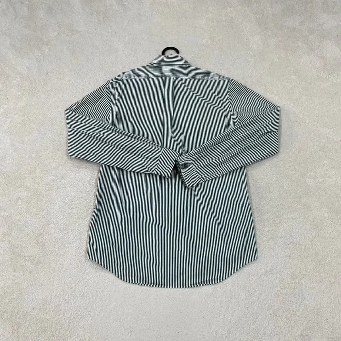 M 폴로 신형 코튼스트레치 그린스트라이프 셔츠 남성 상품이미지8