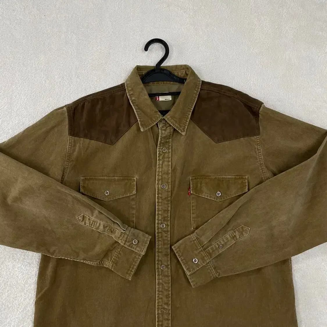 XL 리바이스 웨스턴 코듀로이 셔츠 105 스웨이드 상품이미지2