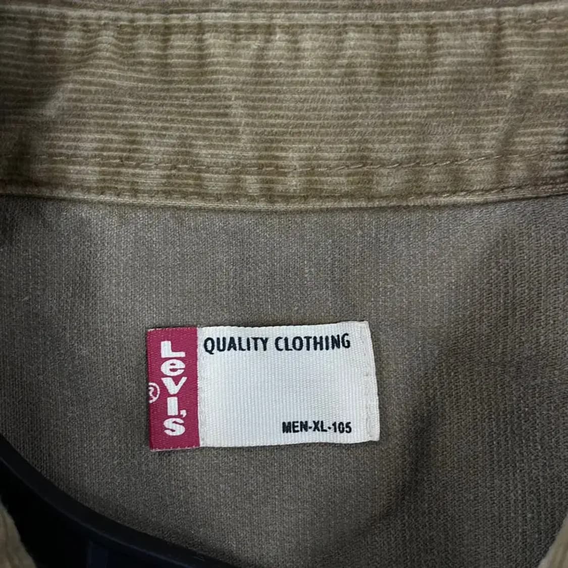 XL 리바이스 웨스턴 코듀로이 셔츠 105 스웨이드 상품이미지4