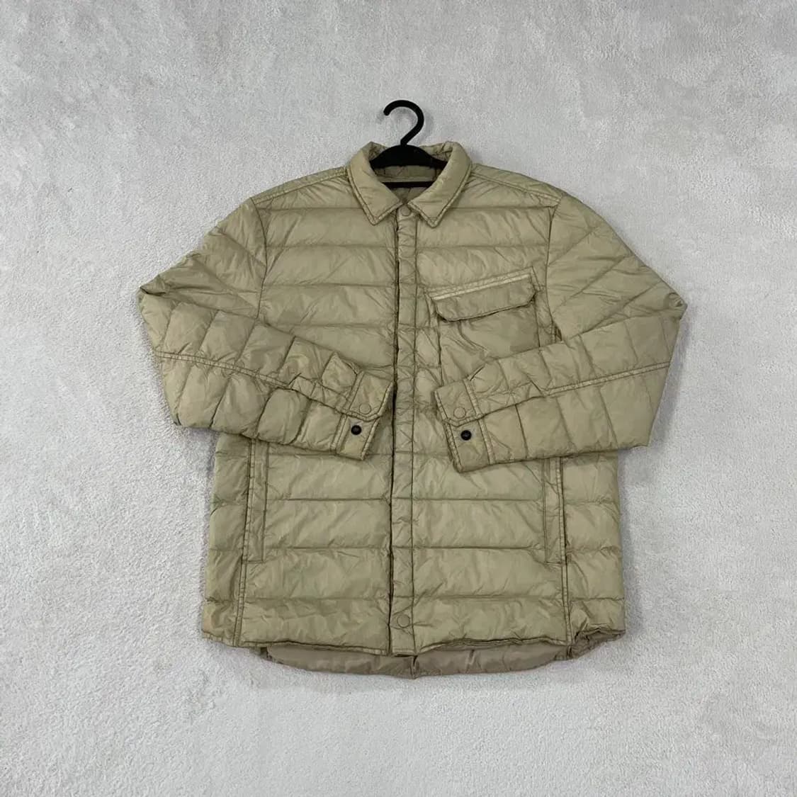 L 시리즈 가먼트다잉 다운패딩셔츠자켓 SERIES 100 상품이미지1