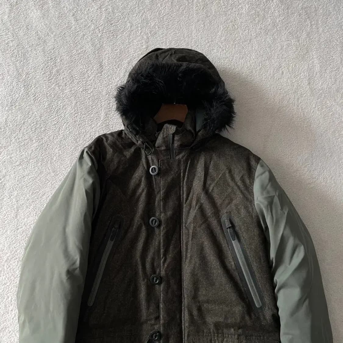 나이키 카키 다운패딩 100 L 상품이미지2