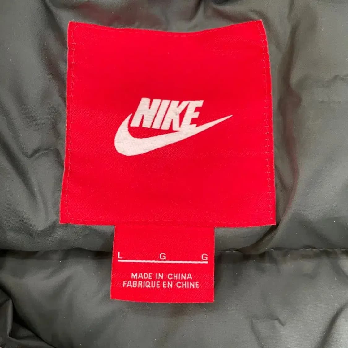 나이키 카키 다운패딩 100 L 상품이미지4