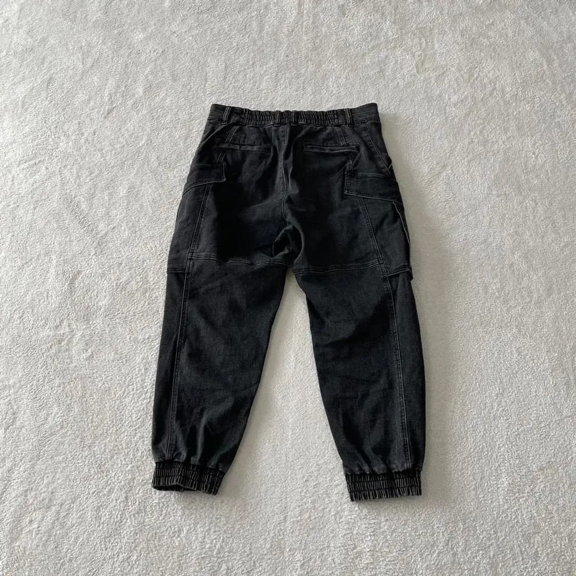 34 시스템옴므 카고 흑청 조거데님바지 상품이미지7
