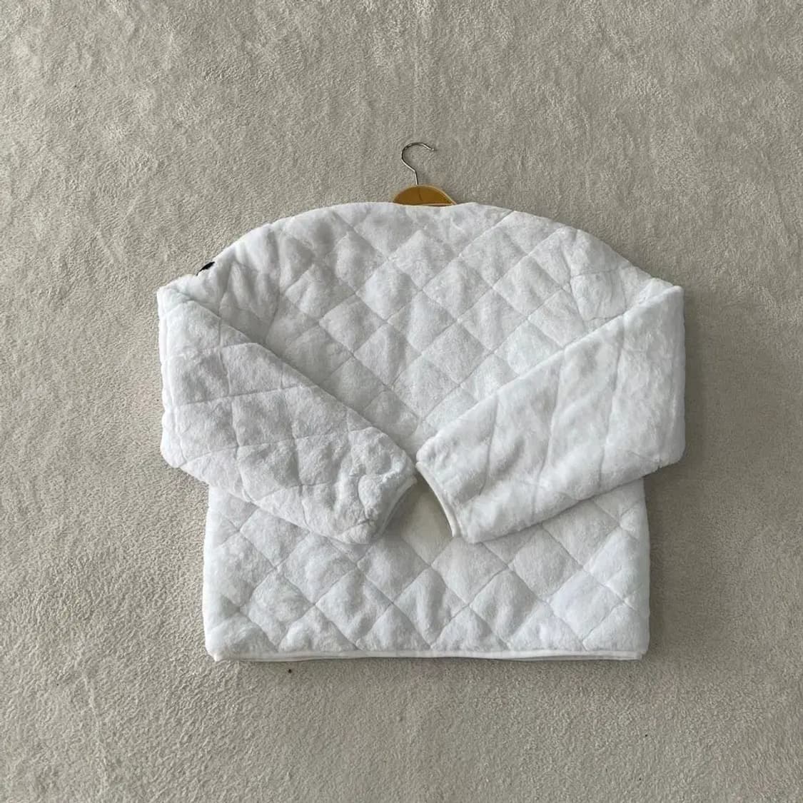 (새상품) M 내셔널 여성 에코퍼 퀼팅 후리스자켓 지오그래픽 상품이미지10