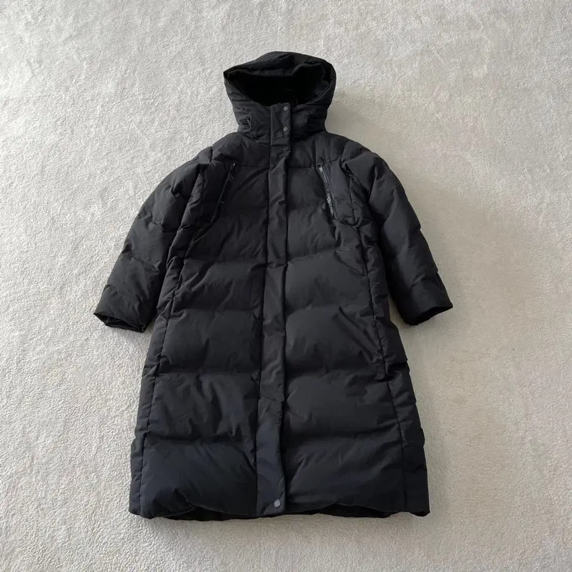 90 디스커버리 여성 덕다운 롱패딩 상품이미지1