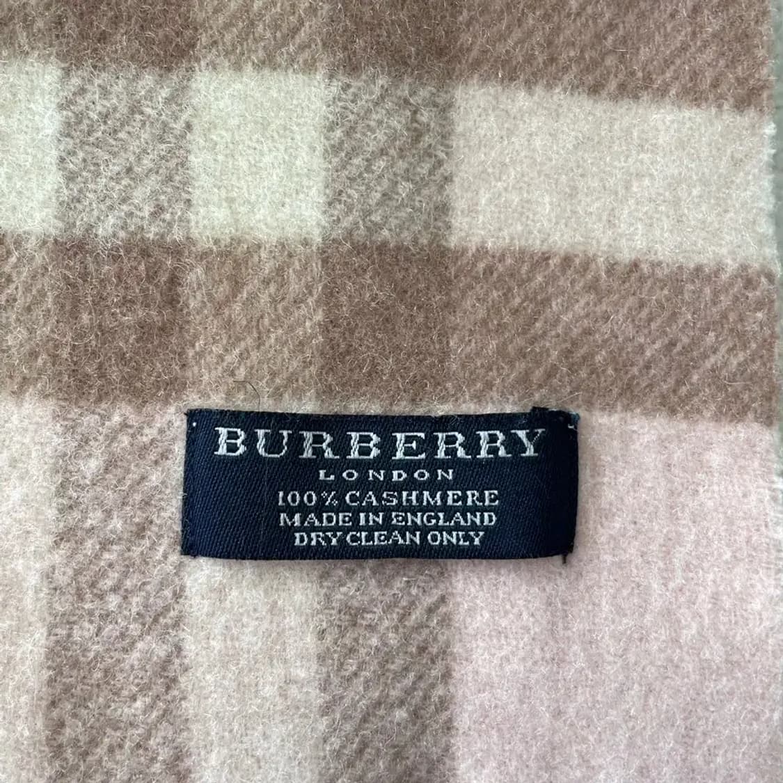 버버리 캐시미어 핑크 머플러 목도리 상품이미지4