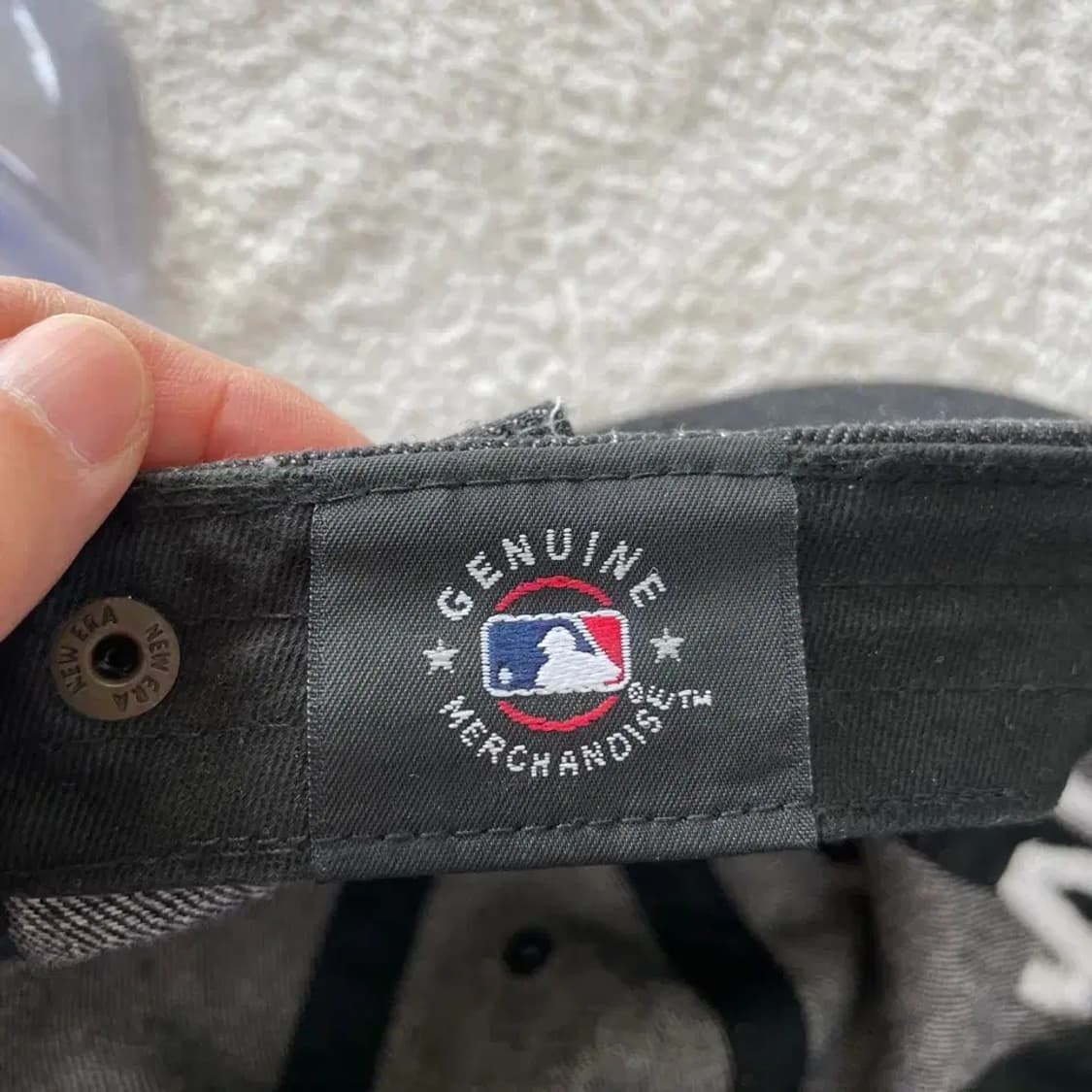 뉴에라 흑청 데님 볼캡 상품이미지6