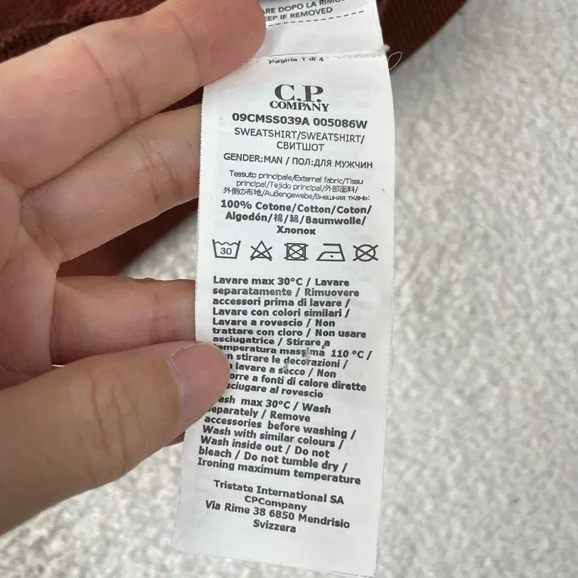 CP컴퍼니 신형렌즈 맨투맨 XL 상품이미지10