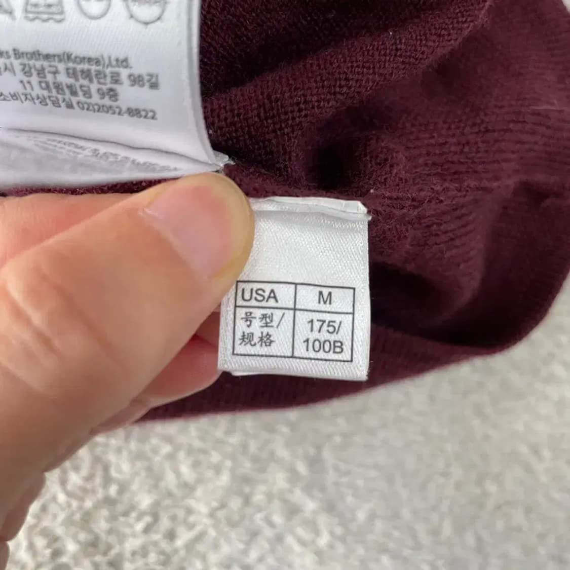 M 브룩스브라더스 브이넥 울니트 상품이미지9