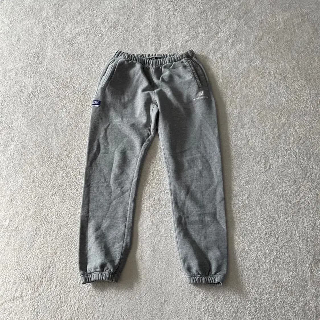 L 뉴발란스 기모 트레이닝 바지 상품이미지1