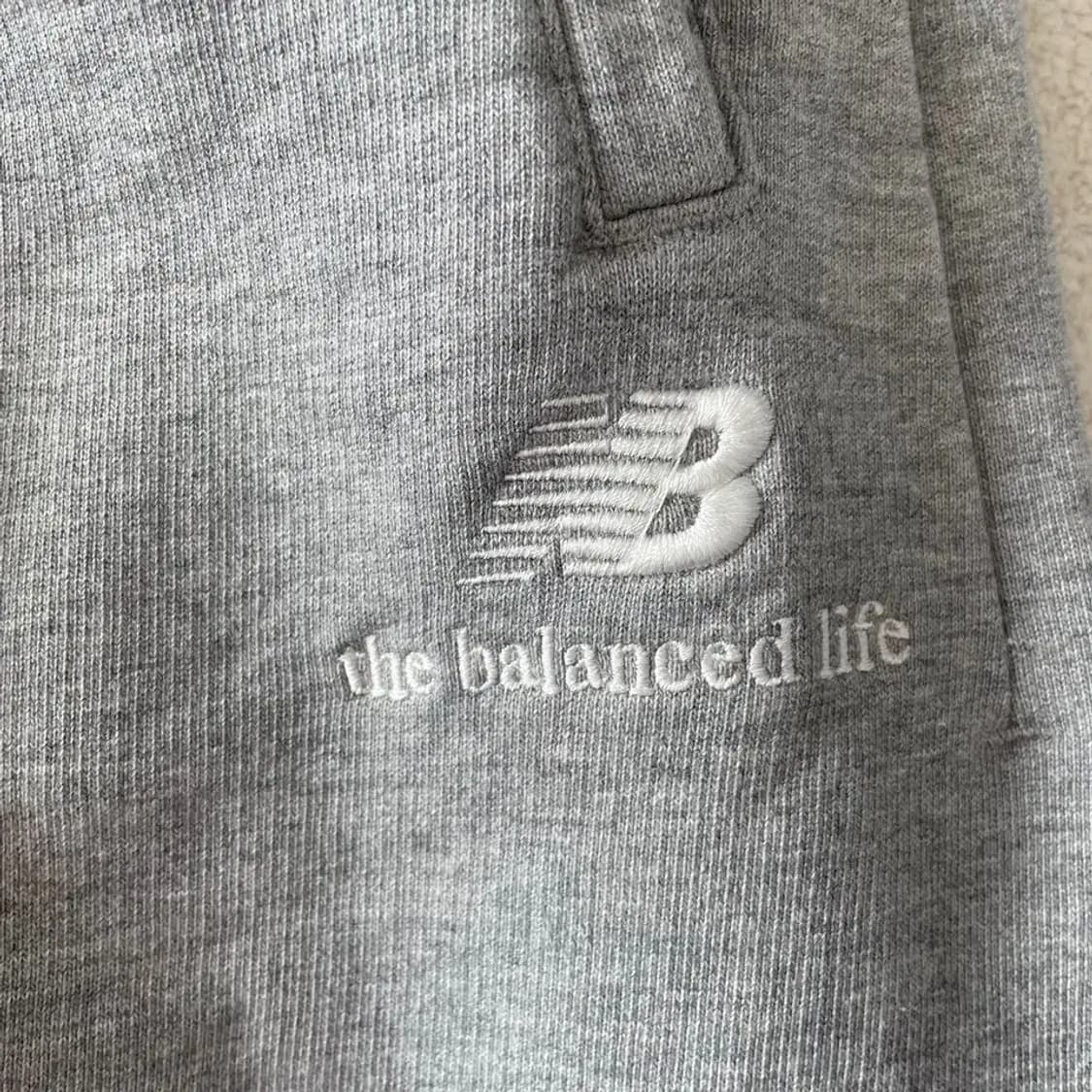 L 뉴발란스 기모 트레이닝 바지 상품이미지2