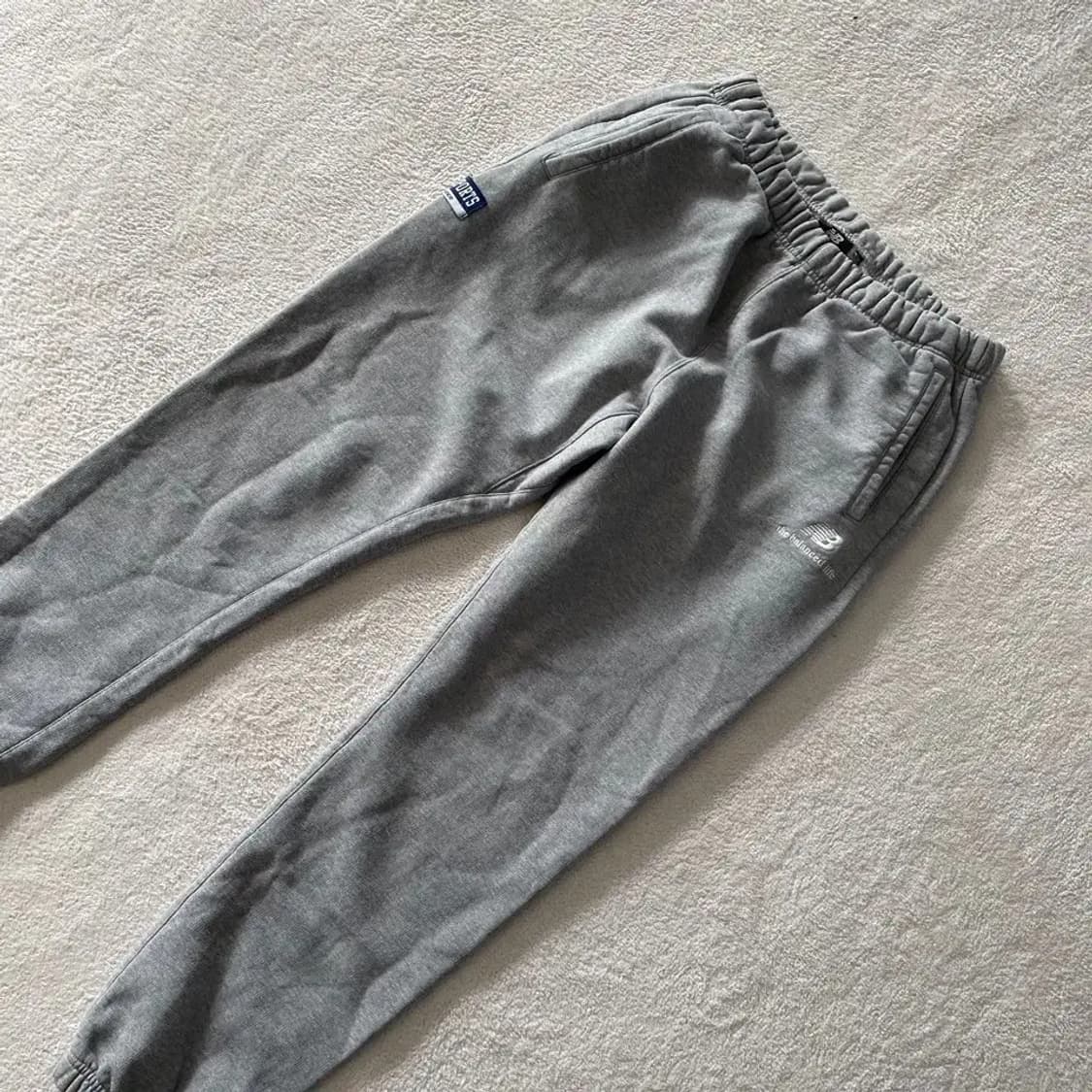 L 뉴발란스 기모 트레이닝 바지 상품이미지3