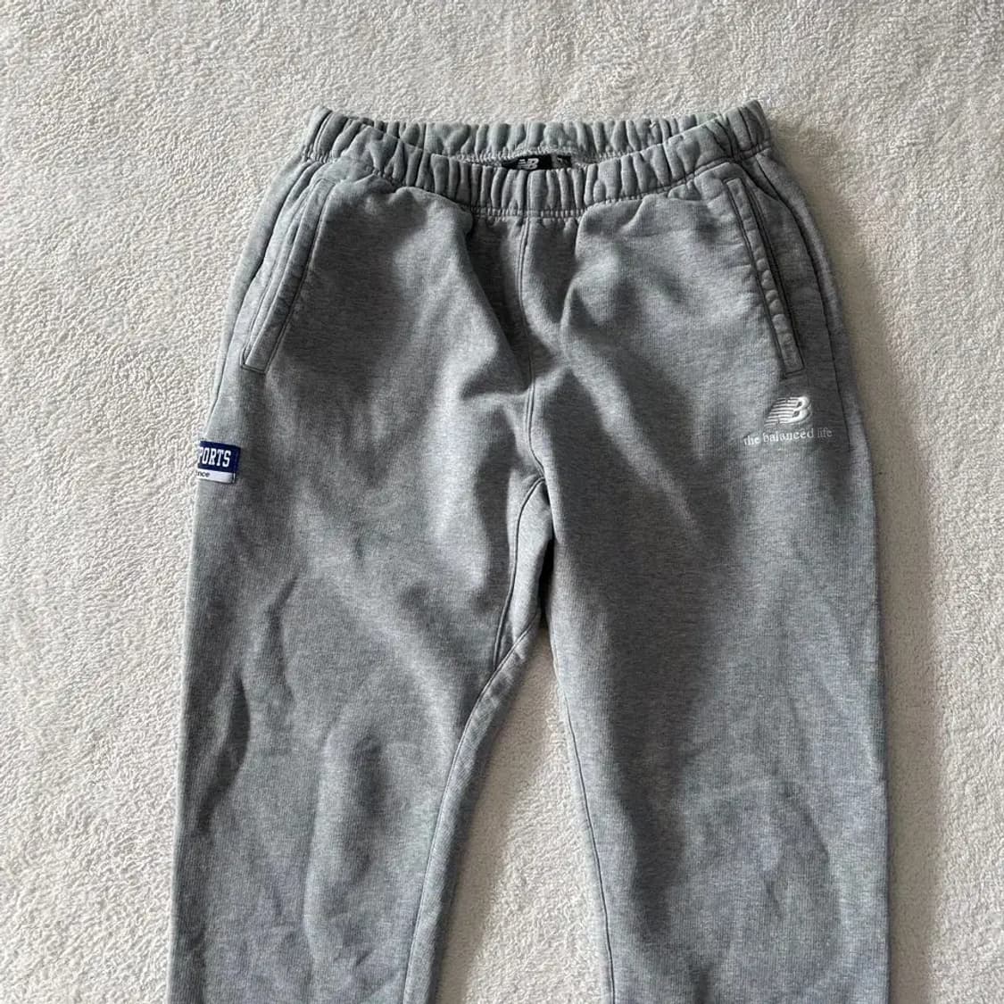 L 뉴발란스 기모 트레이닝 바지 상품이미지4