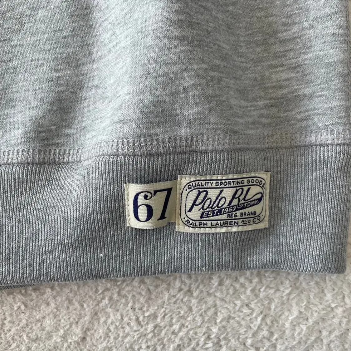 L 폴로 기모 맨투맨 로고 스펠 상품이미지6