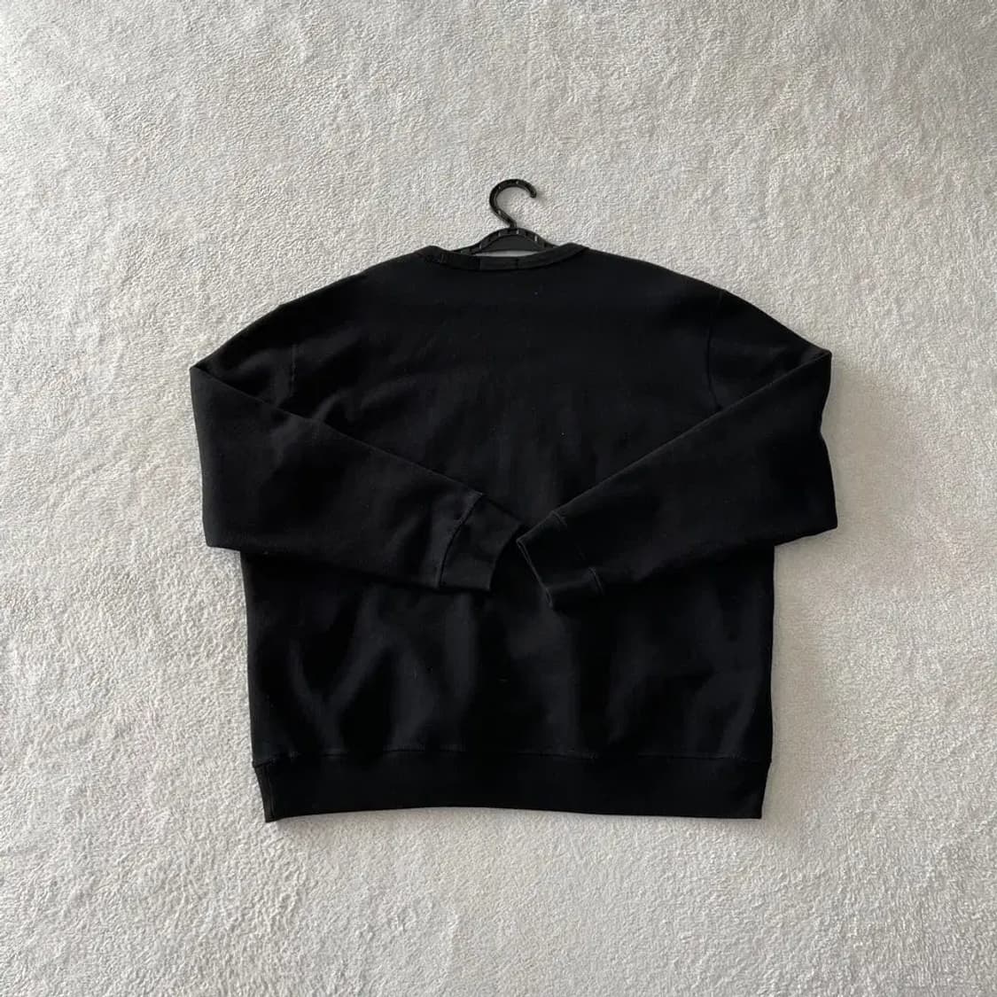 L 폴로 블랙 로고 맨투맨 기모 스펠 상품이미지10