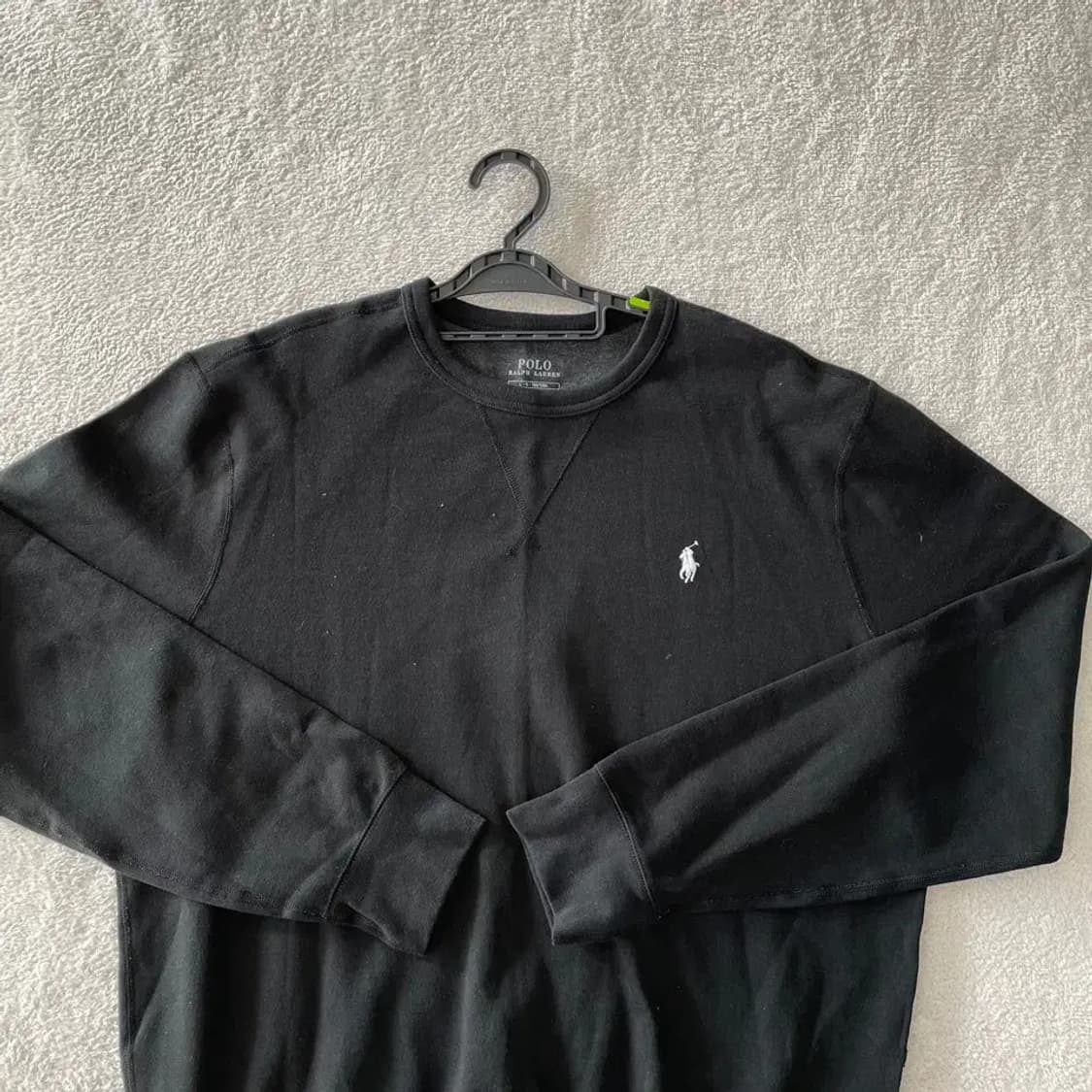 폴로 블랙 맨투맨 L 상품이미지2