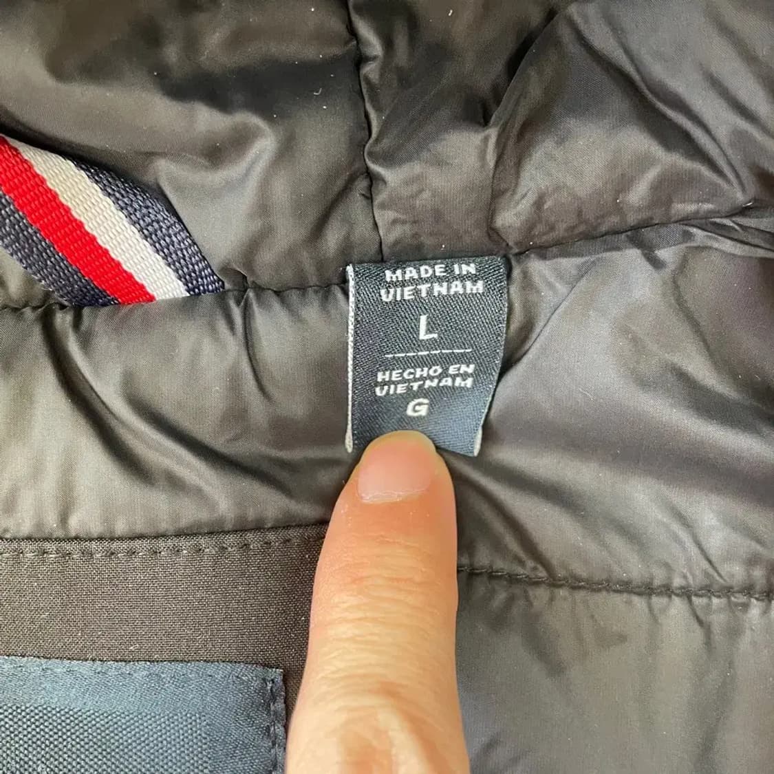 L 타미힐피거 경량패딩 자켓 100 상품이미지5