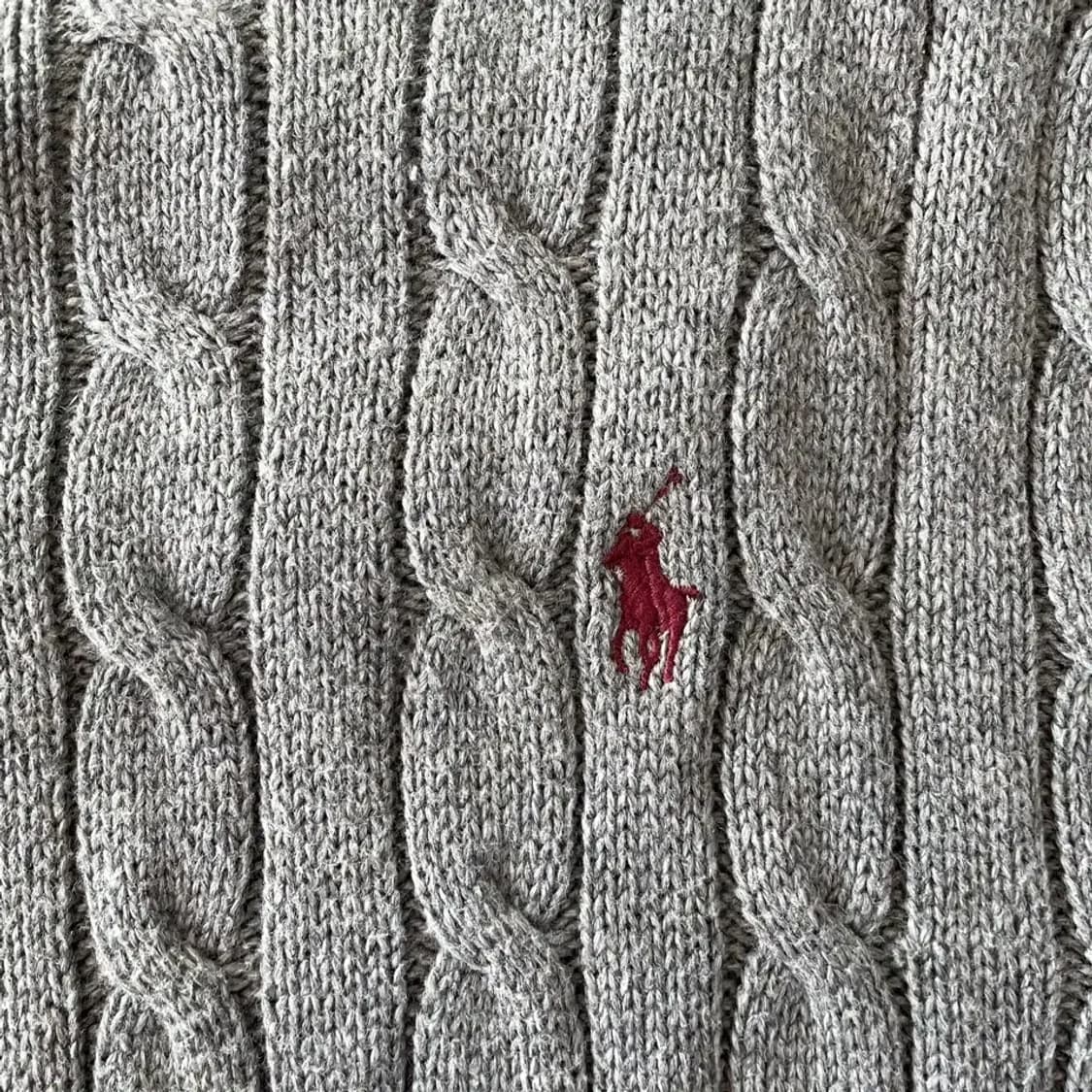 M 폴로 꽈배기 케이블 니트 상품이미지5