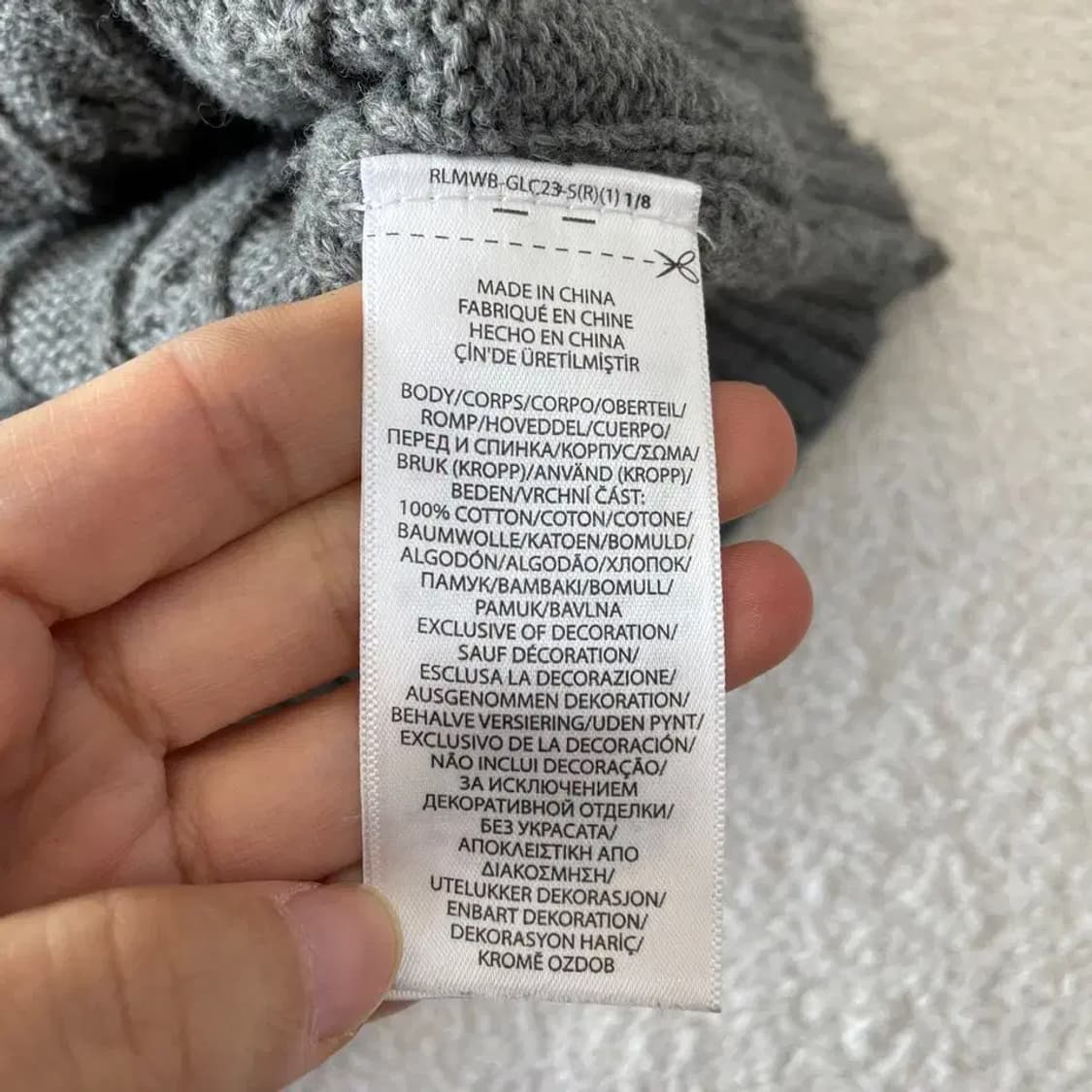 M 폴로 꽈배기 케이블 니트 상품이미지6