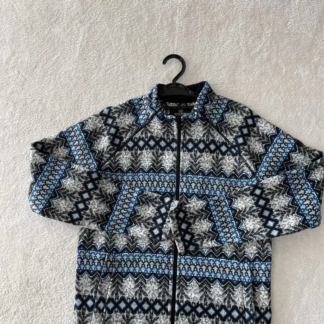 M 코오롱 남성 패턴 후리스 자켓 95 상품이미지2