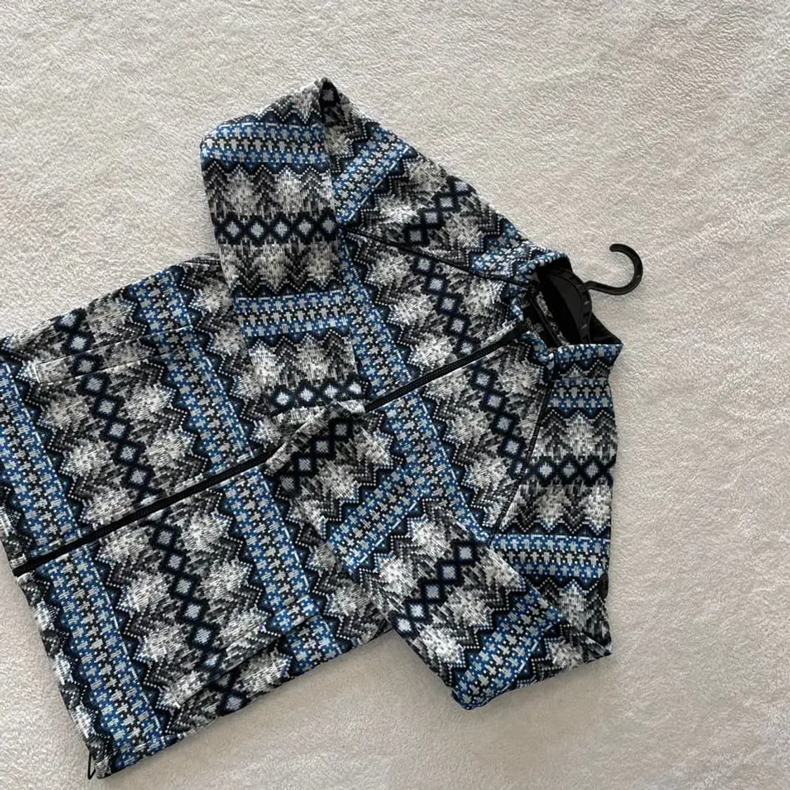 M 코오롱 남성 패턴 후리스 자켓 95 상품이미지3