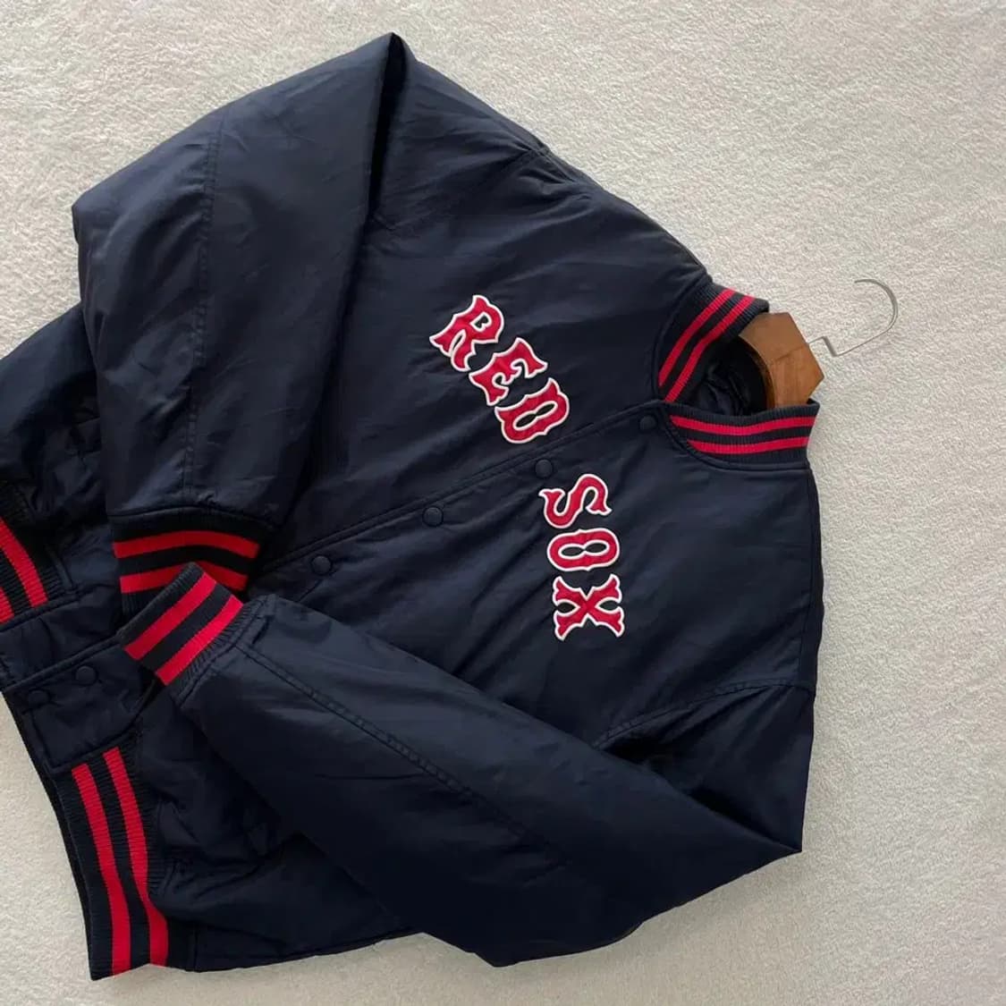L 뉴에라 레드삭스 바시티 패딩자켓 100 마제스틱 상품이미지3