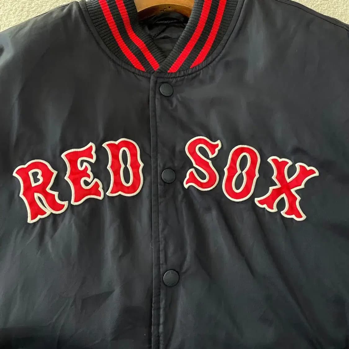 L 뉴에라 레드삭스 바시티 패딩자켓 100 마제스틱 상품이미지5