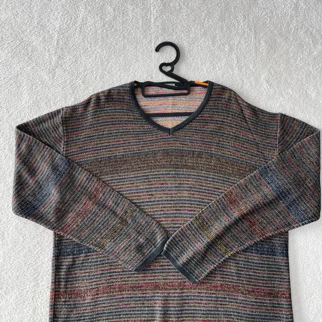 XXL 미쏘니 남성 패턴 니트 110 상품이미지2